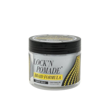 Lock'N Pomade Braid Formula Conditioning Gel - Super Hold, 3.53 oz - ANNS BEAUTY SUPPLY